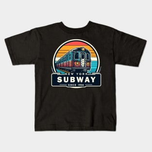 New York Subway NYC Subway Train 1904 Kids T-Shirt